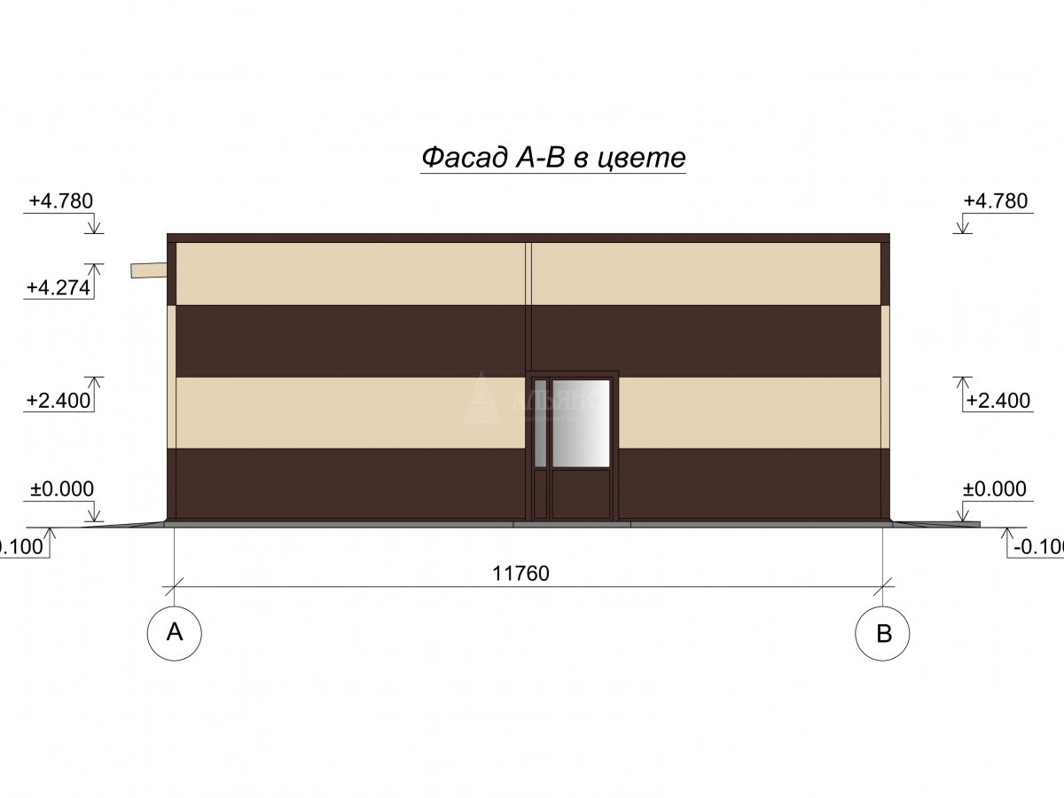 3D визуализация Автомойка из сэндвич-панелей - фото 9