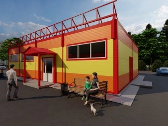 Магазин из сэндвич-панелей