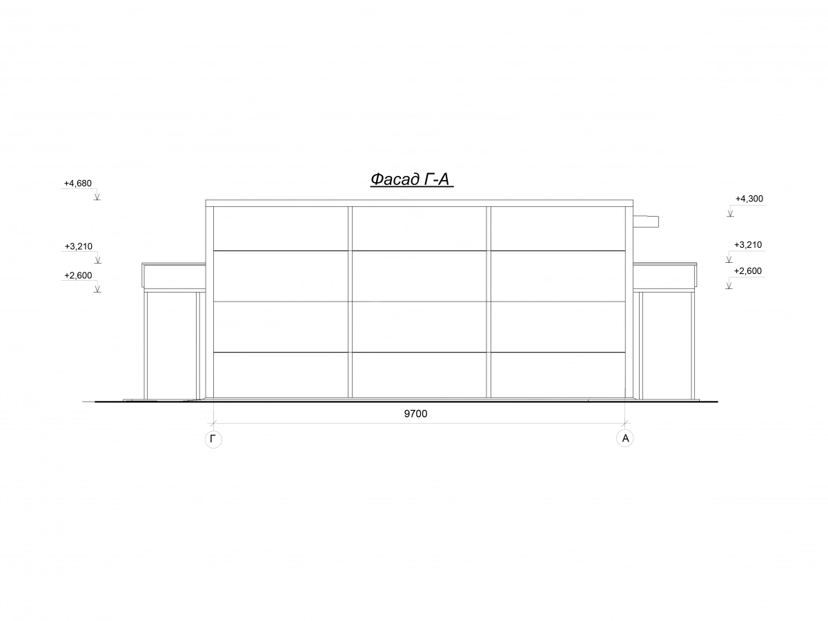 3D визуализация Контрольно-пропускной пункт из сэндвич-панелей - фото 11