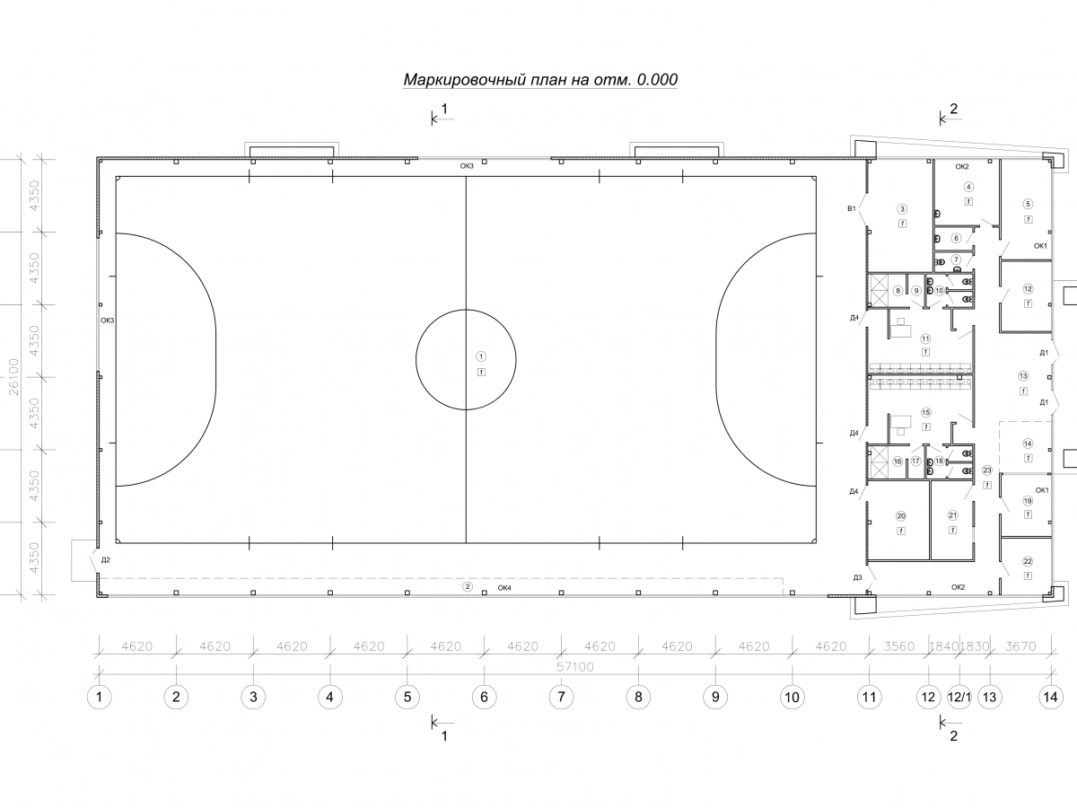 3D визуализация Здание спортивного назначения из сэндвич-панелей - фото 12