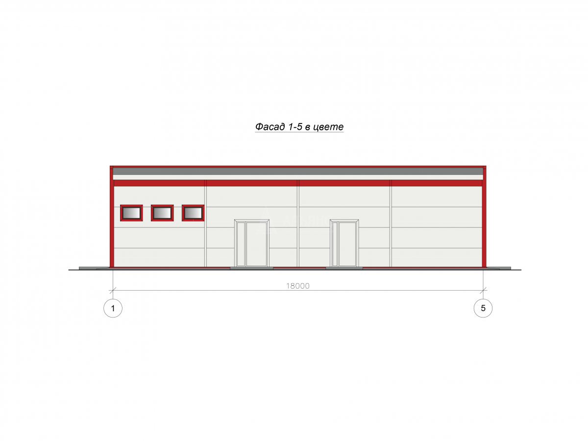 3D визуализация Кафе из сэндвич-панелей - фото 2